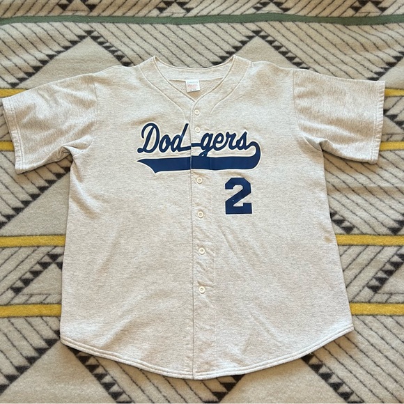 Vintage Los Angeles dodgers baseball jersey #2 by Teamwork Made In USA - Picture 1 of 16